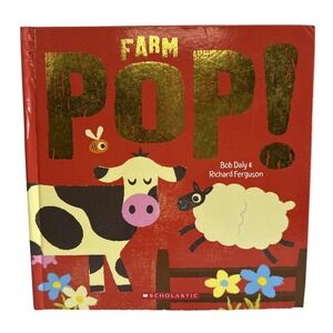 Farm POP Scholastic Pop Up Book Ages 3 Up Interactive Learning Fun